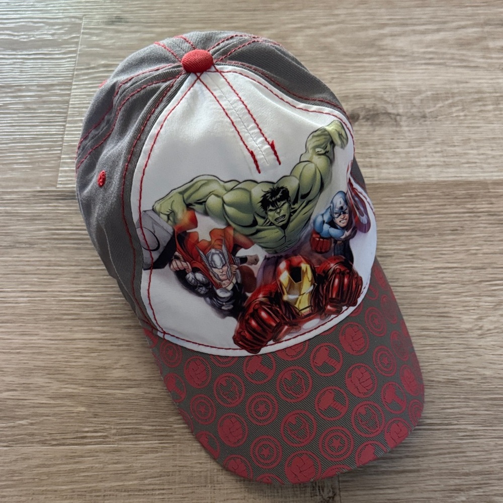 Marvel Superhero Kids Cap - Gray and Red